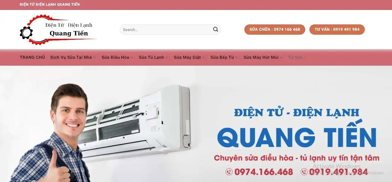 Công ty Điện Tử Điện Lạnh Quang Tiến – đơn vị sửa chữa máy giặt Uy Tín nhất quận Ba Đình, Hà Nội
